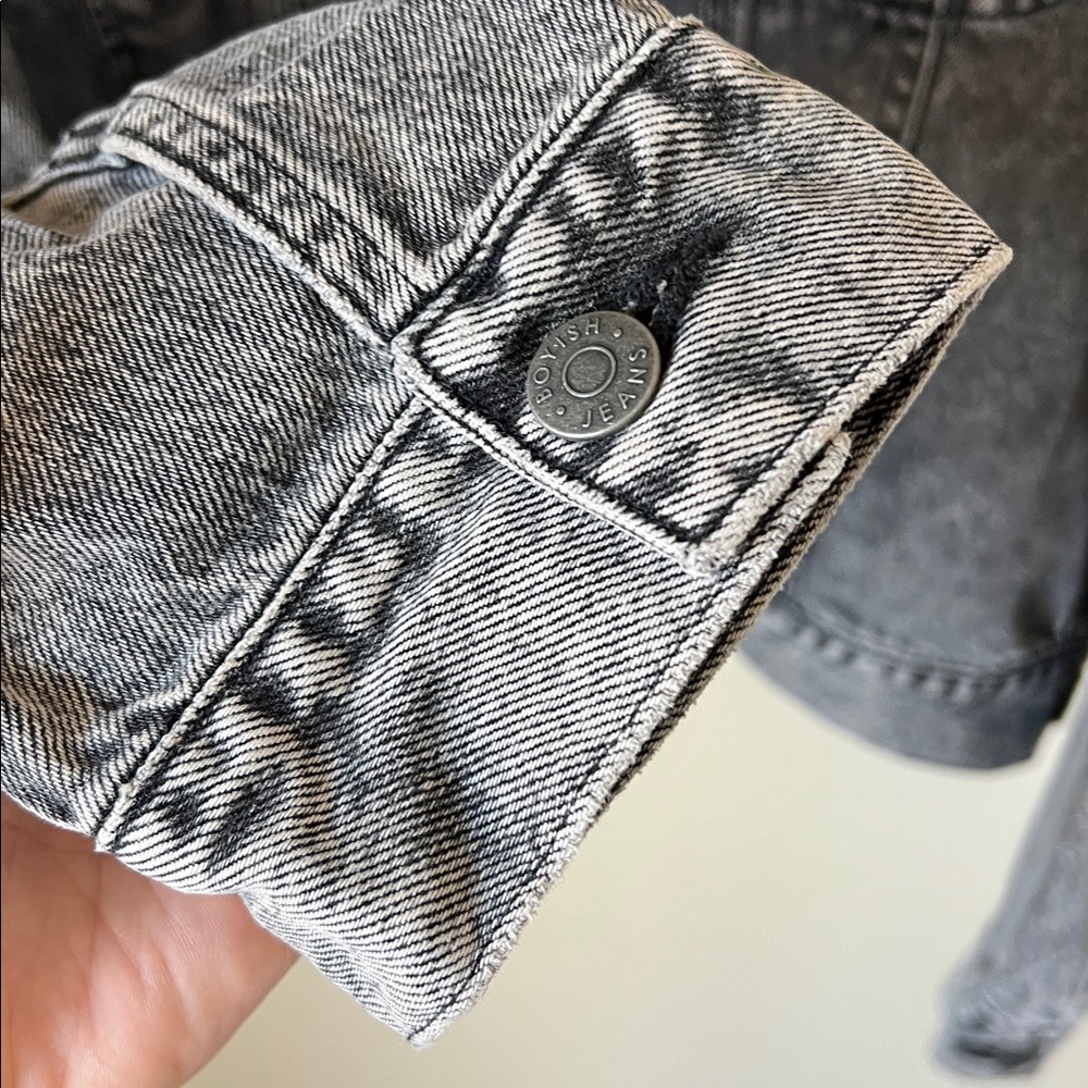 Boyish washed black ryder denim jacket - Picture 8 of 13